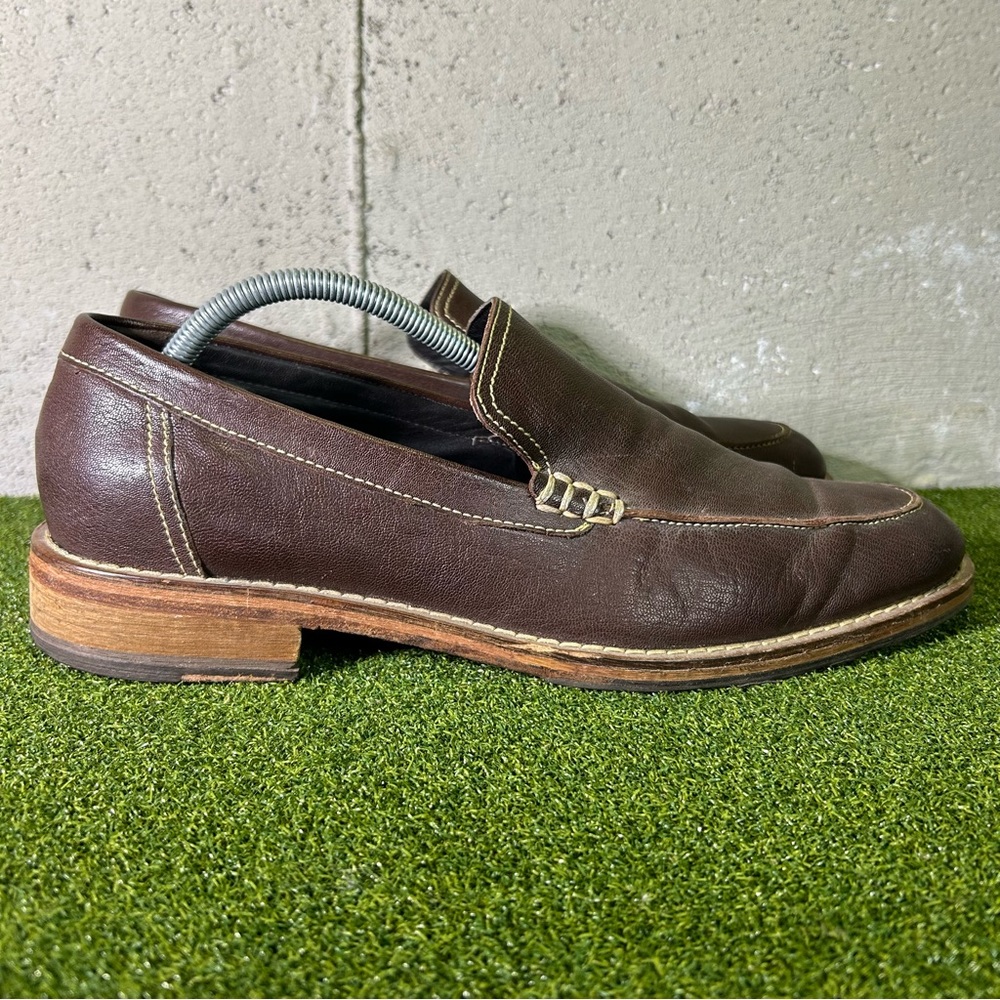 Cole Haan Brown Slip On Leather C09996 Loafers Shoes Men’s 11.5